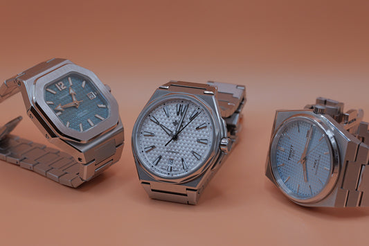 Model One against Tissot PRX and Christopher Ward the Twelve - a photo comparison